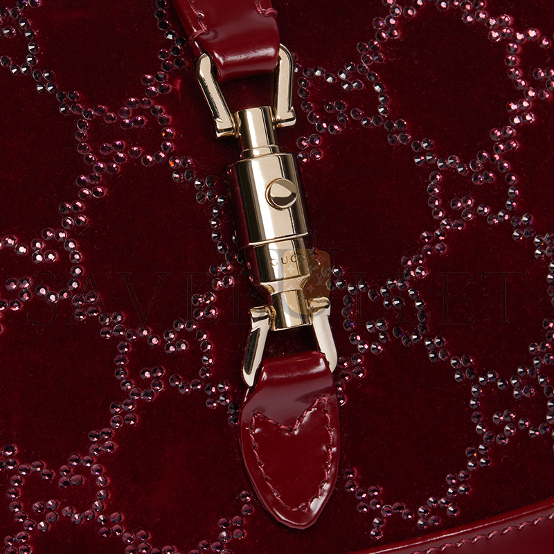 GUCCI JACKIE 1961 CRYSTALS MINI BAG ‎836684 (19*13*3cm)